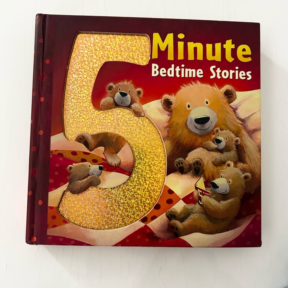 5 Minute Bedtime Stories Kids Hardcover Book by Tiger Tales